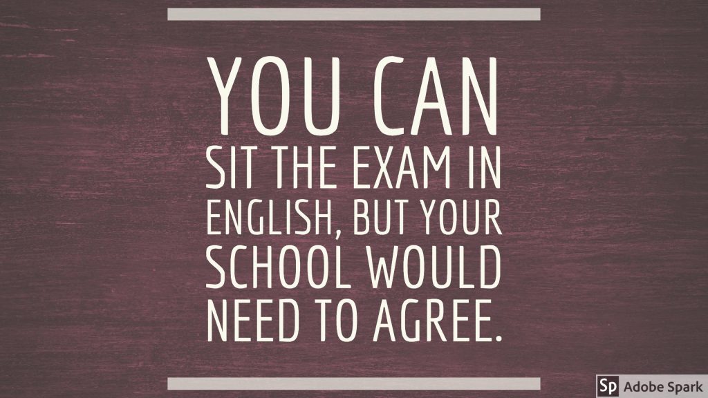 quote english exam grab the meic