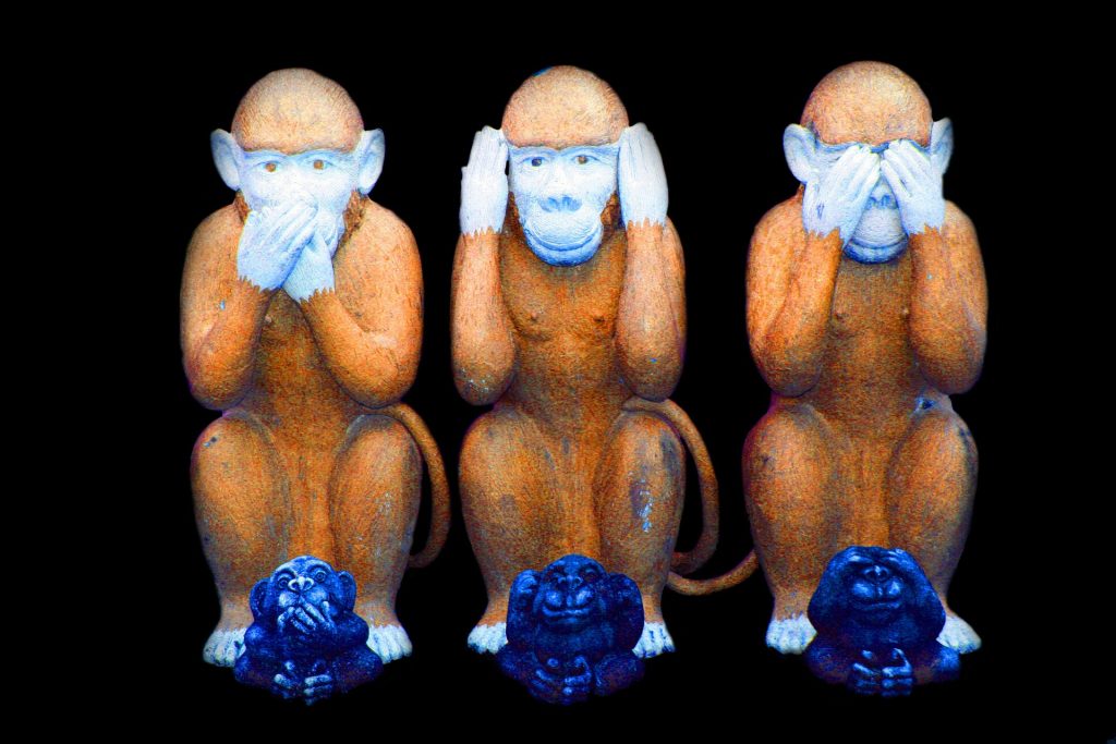 Three wise monkeys for Consent article