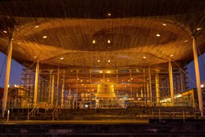 Senedd building Cardiff Bay