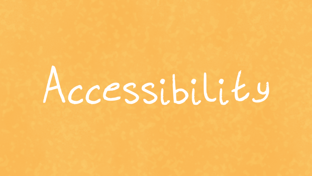 Accessibility button