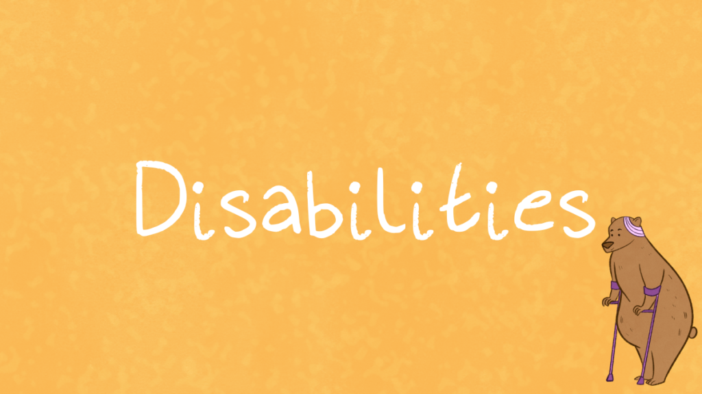 Disabilities button
