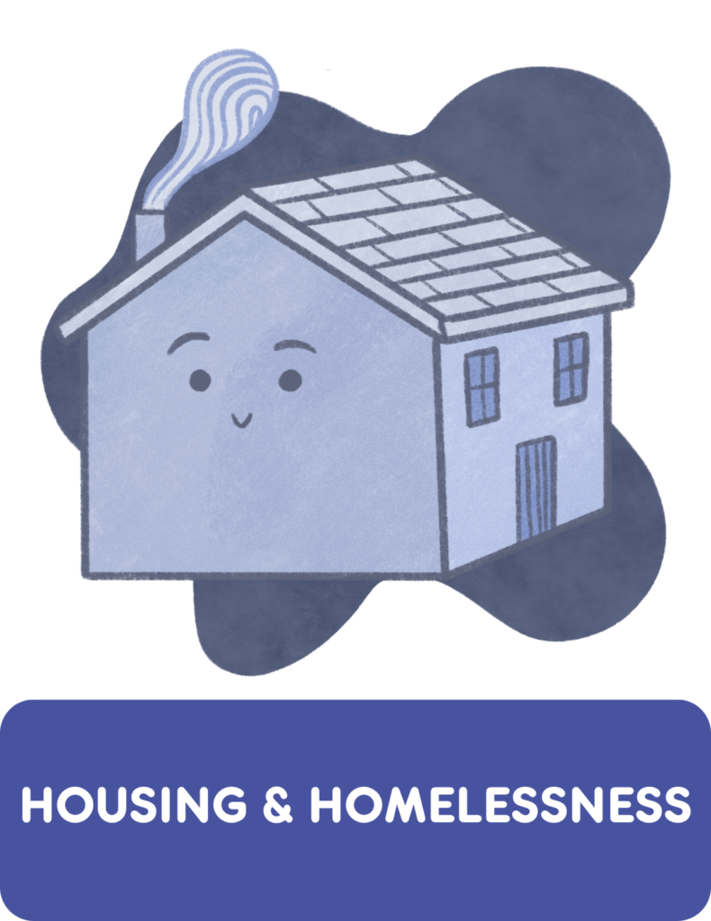 Housing and homelessness button