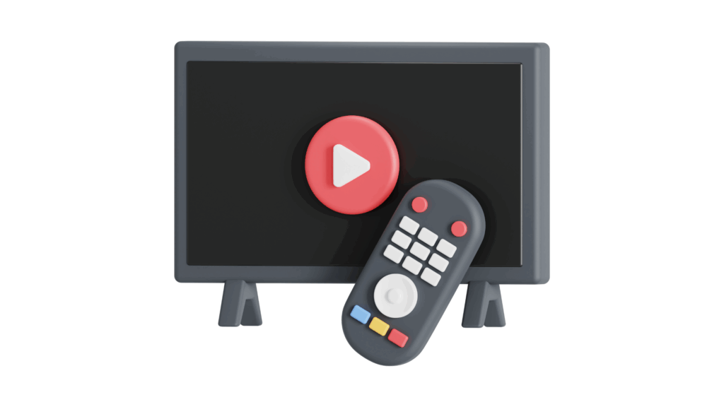 TV and remote control